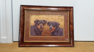 Kami and Kimber Framed and ready for the anniversary gift.